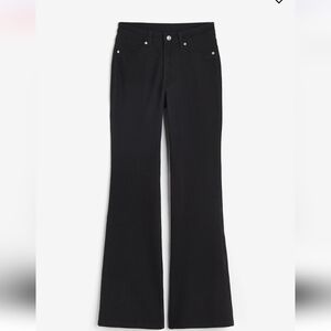 H&M Black Flare Twill Women's Pants